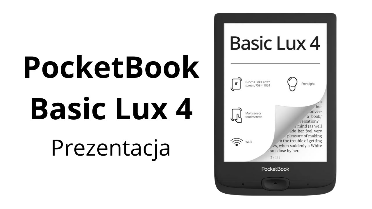 Jeden z najtańszych czytnik&oacute;w e-book&oacute;w | PocketBook Basic Lux 4