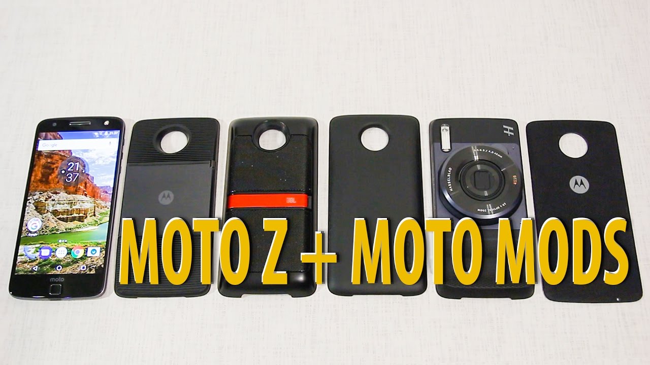 Обзор смартфона Moto Z + Moto Mods