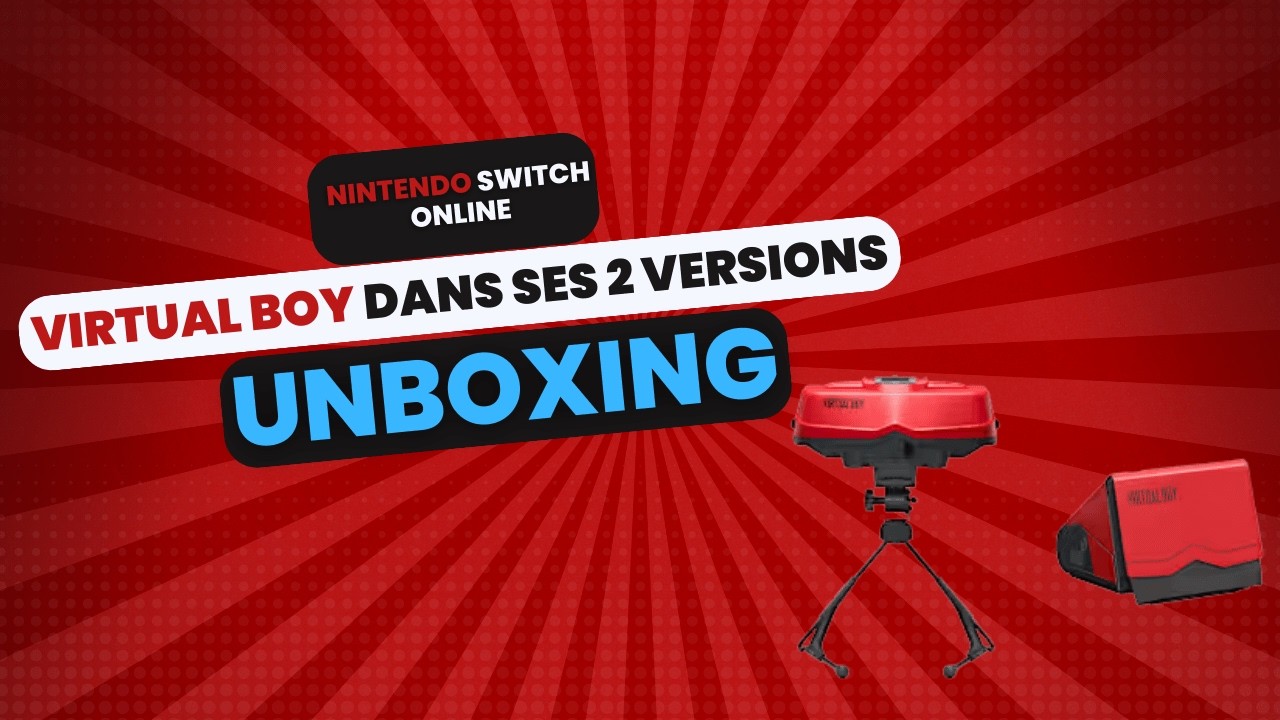 Virtual Boy du Nintendo Switch Online: Unboxing