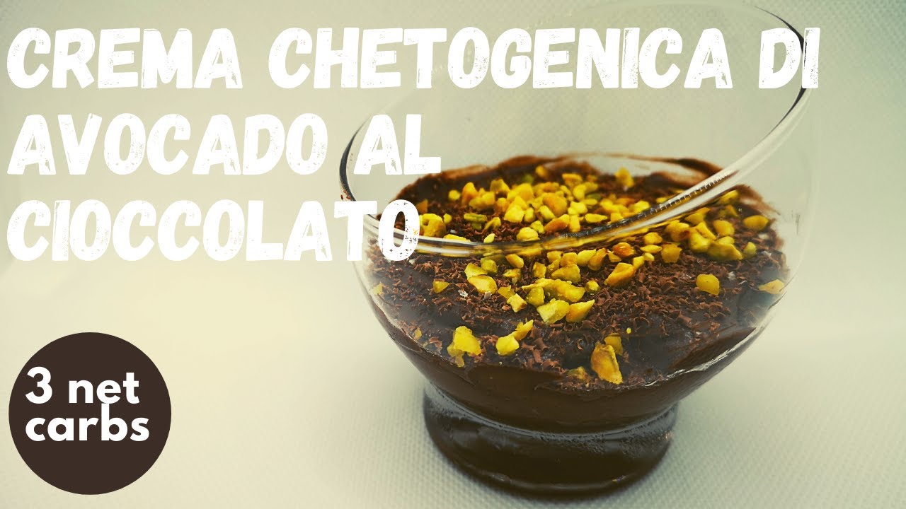 🥓🍓🥑 CREMA CHETOGENICA DI AVOCADO AL CIOCCOLATO | DOLCE CHETOGENICO CON AVOCADO