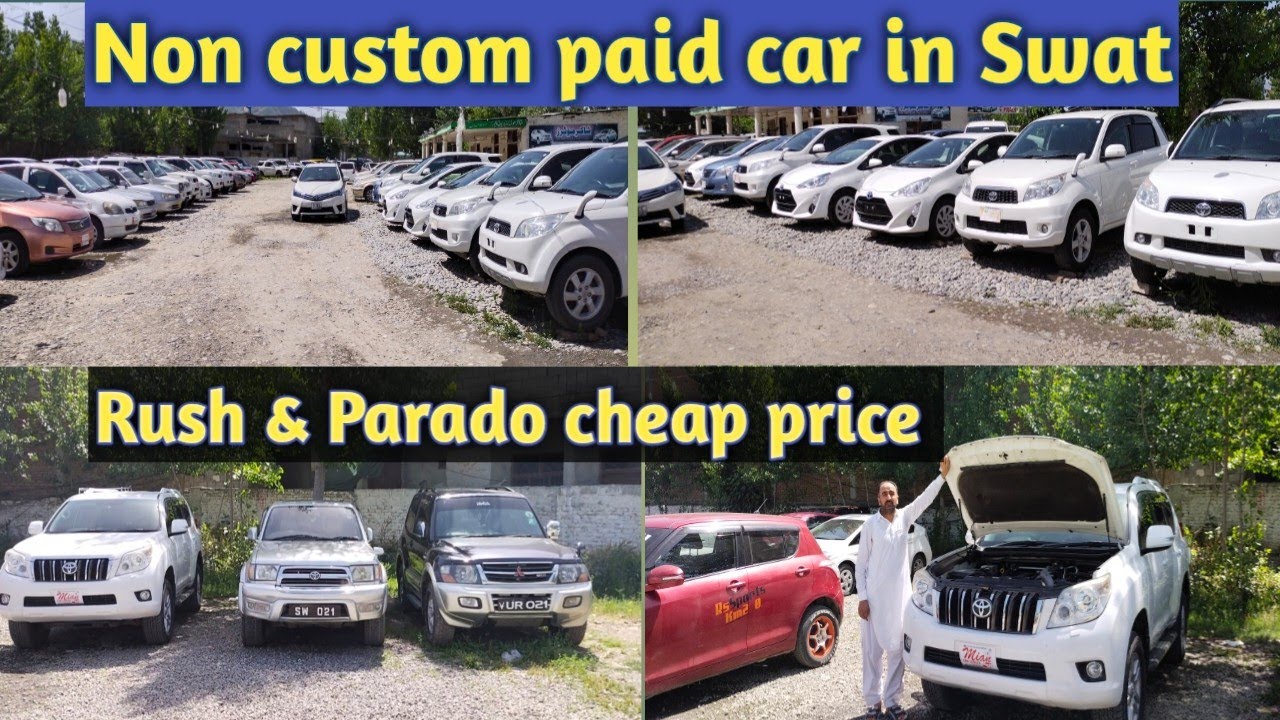 Non Custom Paid Car in Pakistan ||Sasti Tareen Car Rush Parado Aqua|| NCP Car 2022 Khowzakhela Swat|