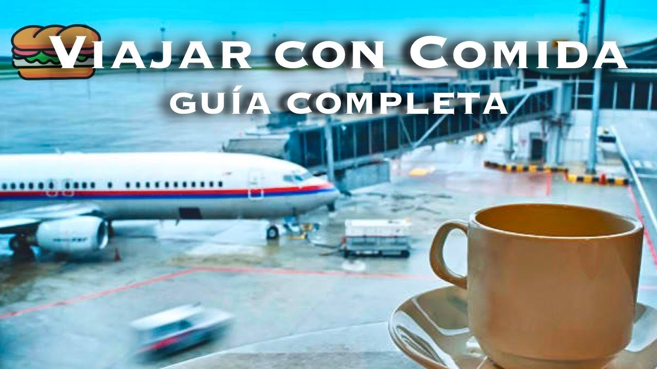 VIAJAR con COMIDA en el AVIÓN 🍔✈️ ¿Qué puedes llevar en tu equipaje? • Alhelí