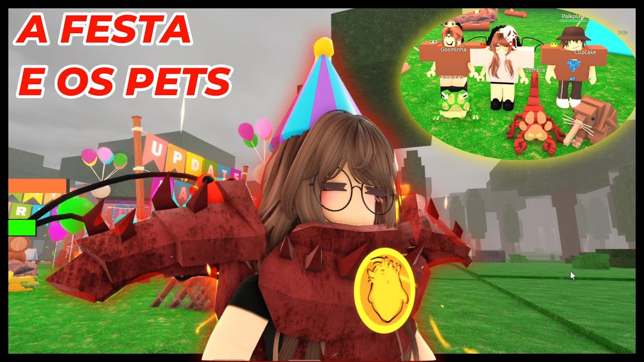 A FESTA E OS PETS Roblox 99 Noites na Floresta