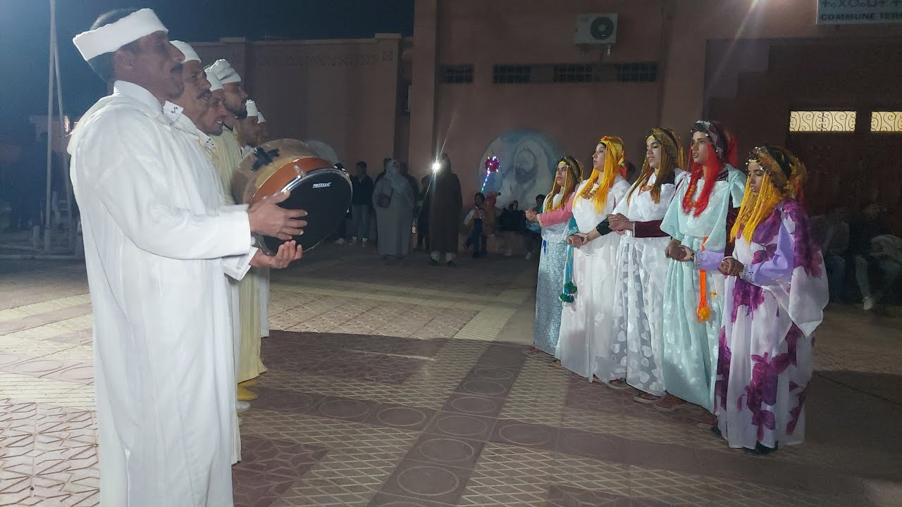 Ahidous Ait Atta Saghrou Festival du safran iknioun أحيدوس أيت عطا صاغرو مهرجان الزعفران إكنيون