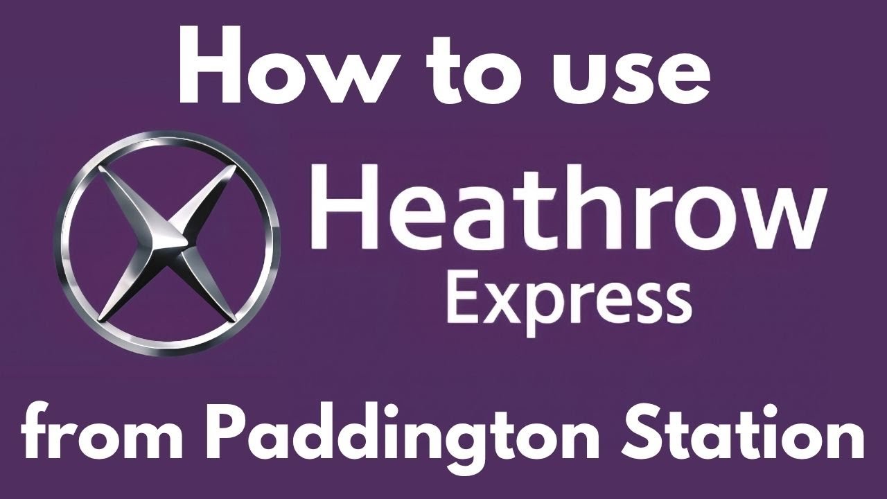 Как воспользоваться поездом Heathrow Express от вокзала Паддингтон в Лондоне, Великобритания