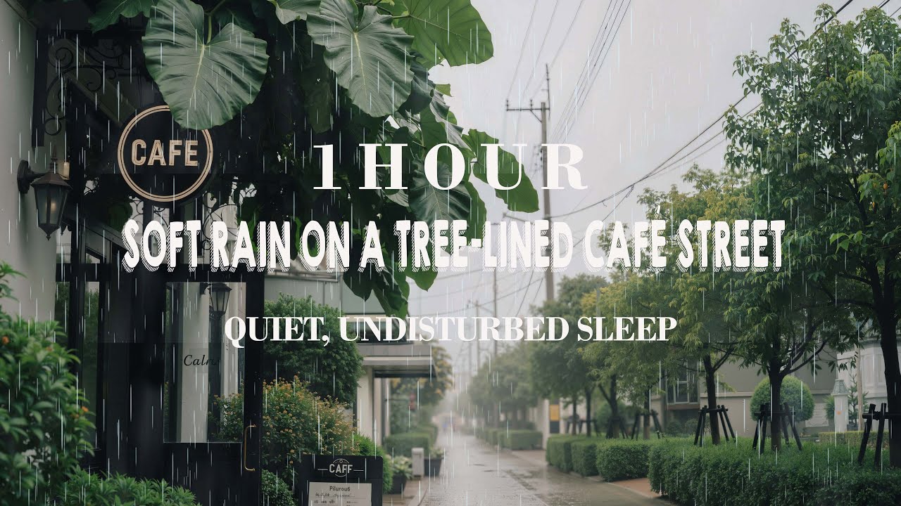 Gentle Rain Ambience for Deep, Quiet, Undisturbed Sleep | ASMR
