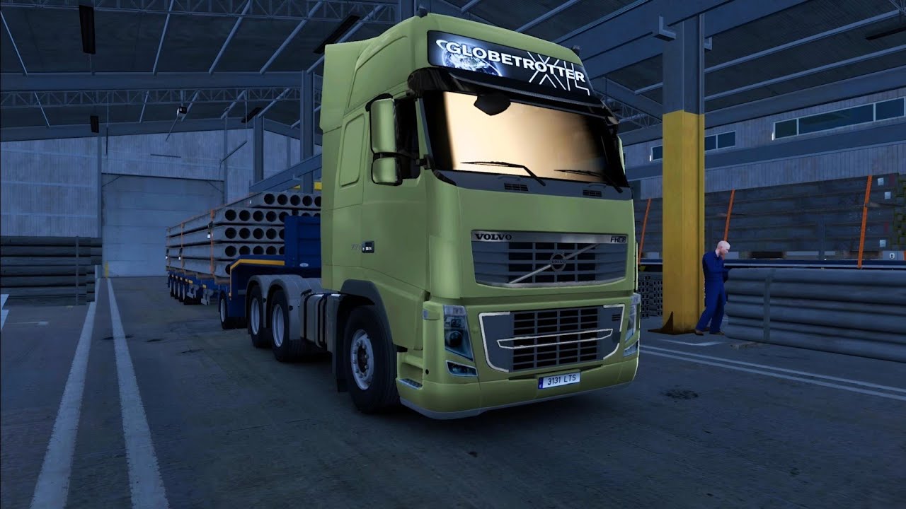 Delivering GIANT Concrete Beams in Euro Truck Simulator 2! (2024) #ets2 #eurotrucksimulator2