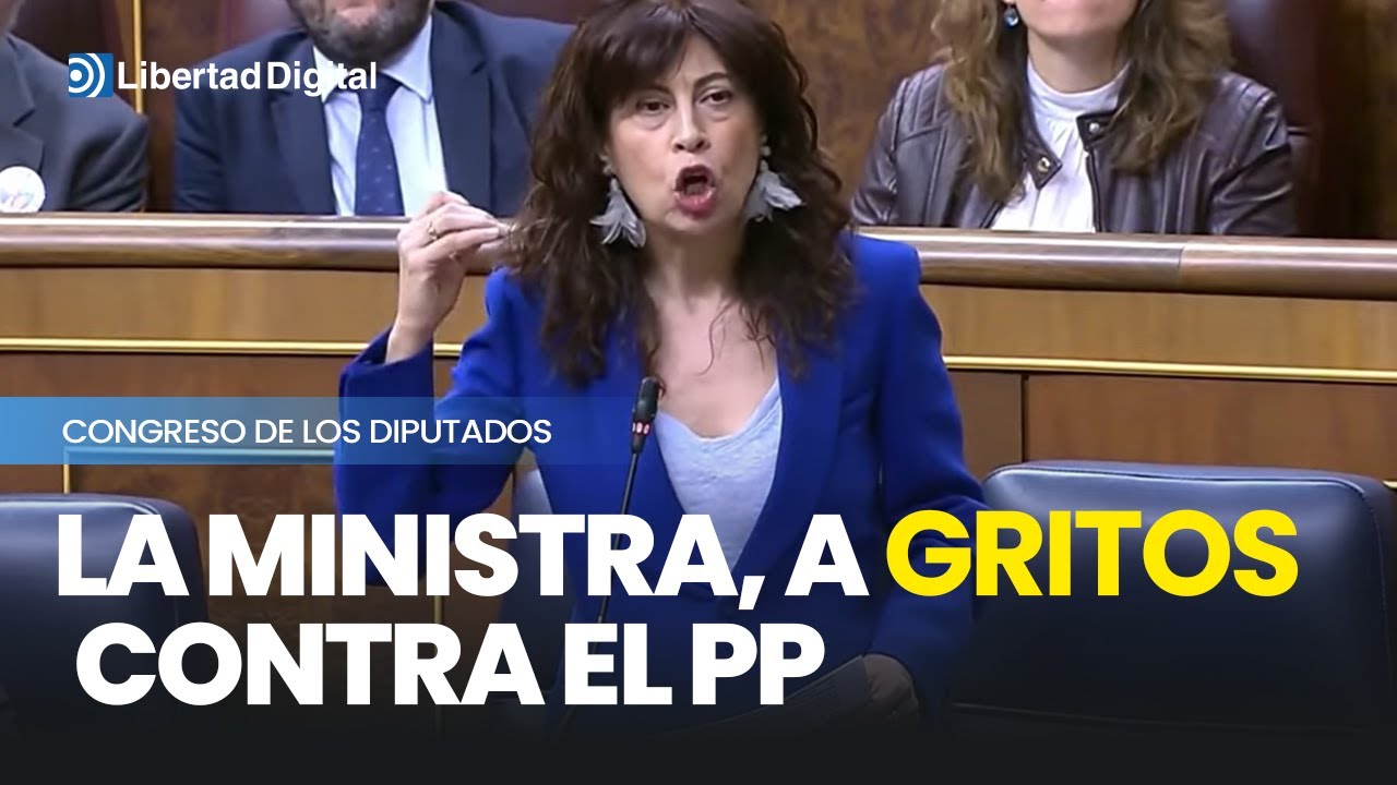 La ministra de Igualdad, a gritos contra el PP en el Congreso