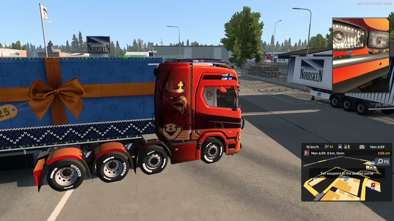 ❄️ ETS2 TruckersMP Winterland Adventure | Heavy Traffic, Snow Chaos & Stuck Drivers! 🚛💨