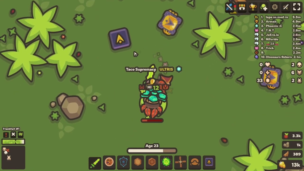 Taming io Bow Down