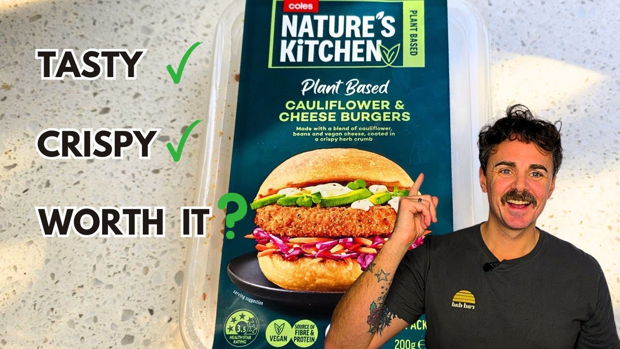 Nature’s Kitchen Cauliflower & Cheese Burger - Does It Actually Taste Good?