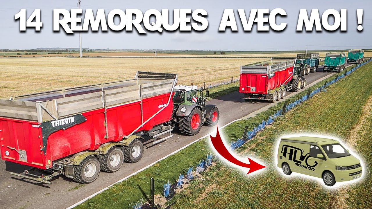 J'ai la + grosse remorque de l'ensilage 🤩🇫🇷