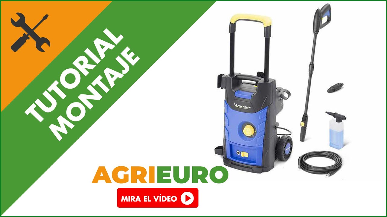 Unboxing/Montaje Hidrolimpiadora Michelin MPX16E, ligera y transportable, 125 bar máx