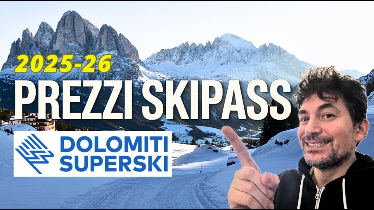 Dolomiti Superski 2025-26: tutti i prezzi!