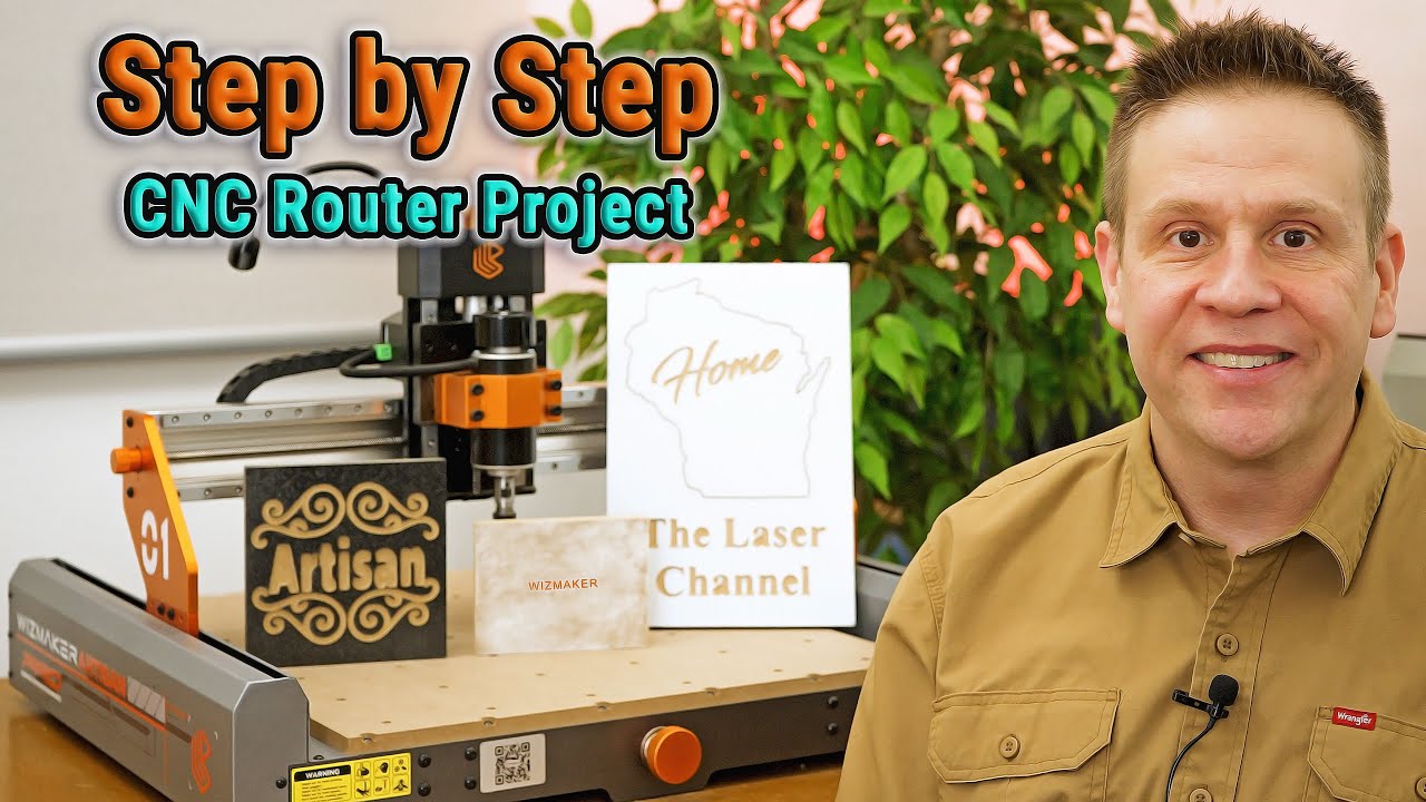 How to make CNC Router Projects-  Artisan 01 by WIZMAKER 