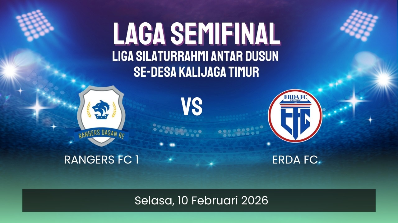 LAGA SEMIFINAL RANGERS FC 1 VS ERDA FC