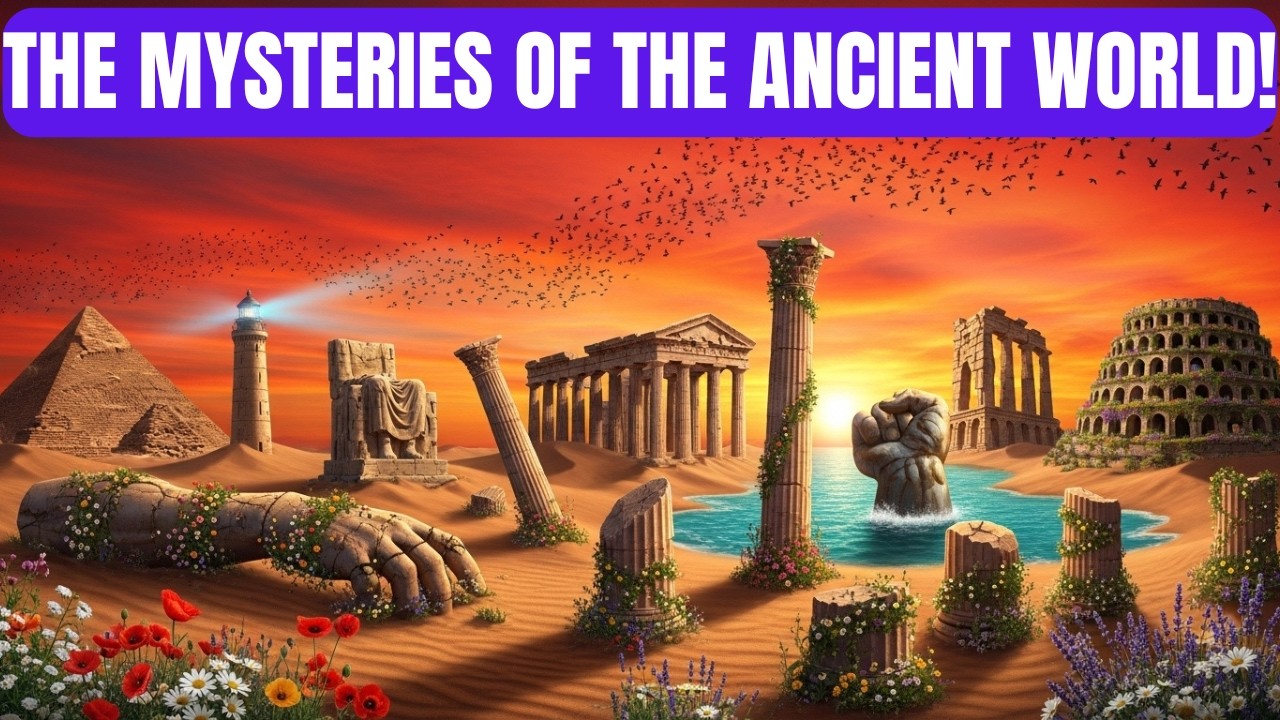 THE COMPLETE HISTORY OF THE 7 WONDERS OF THE ANCIENT WORLD – WITH RAIN SOUNDS TO SLEEP