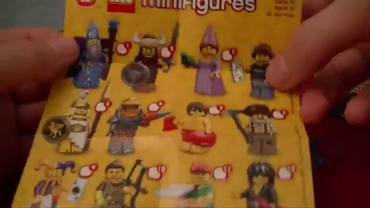 Mini-figurines LEGO Série 12 à collectionner - Déballage/Unboxing 2 sachets