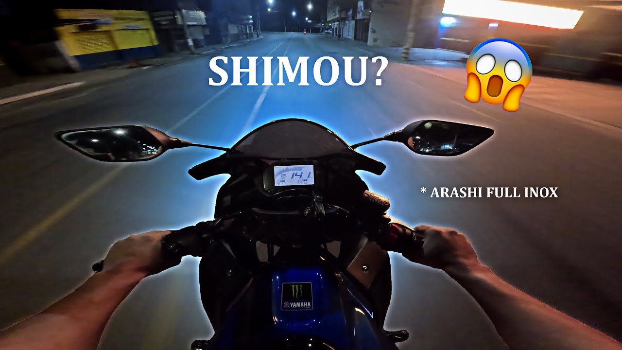 PILOTAGEM NÃO RECOMENDADA DE YAMAHA R3 | NOTURNO | GABRIEL (4K)