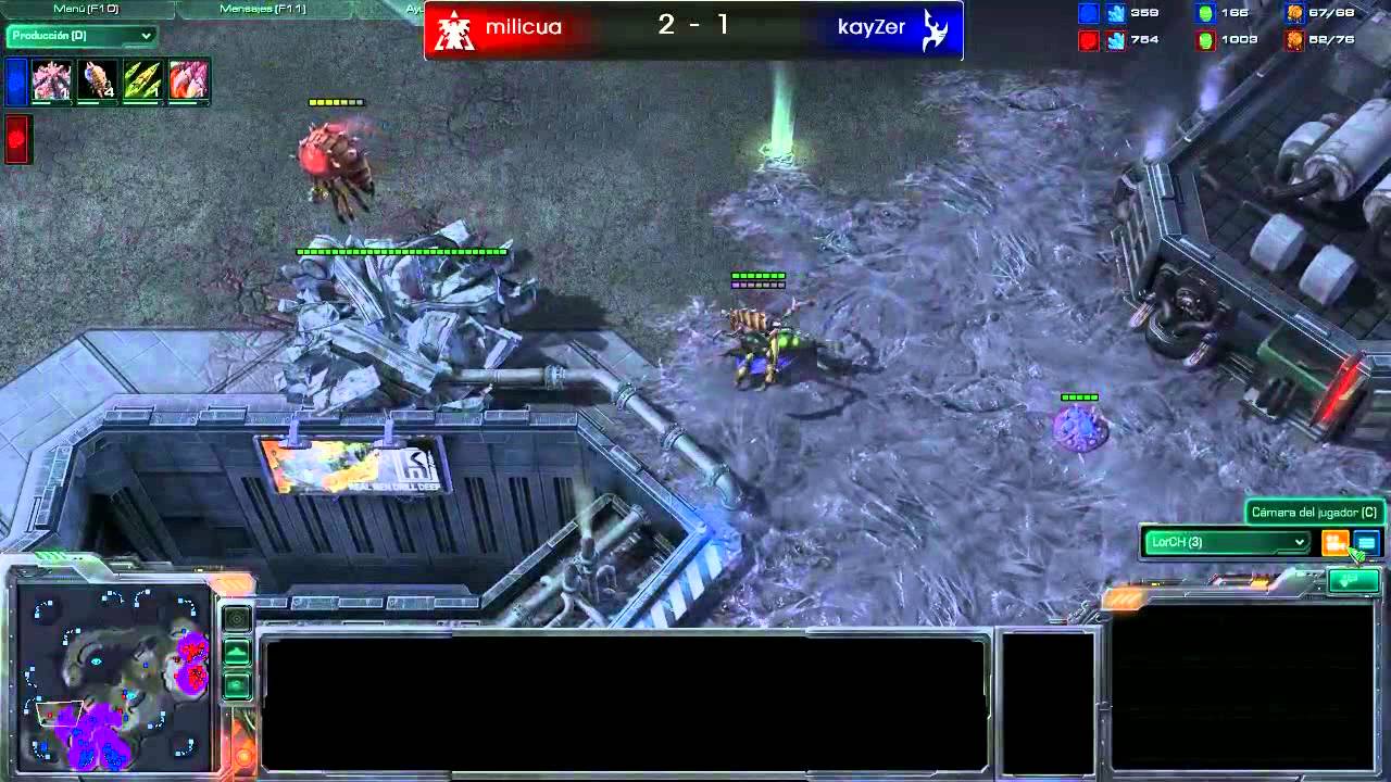 Miércoles I Showmatch StarCraft II - Milicua vs KayZer