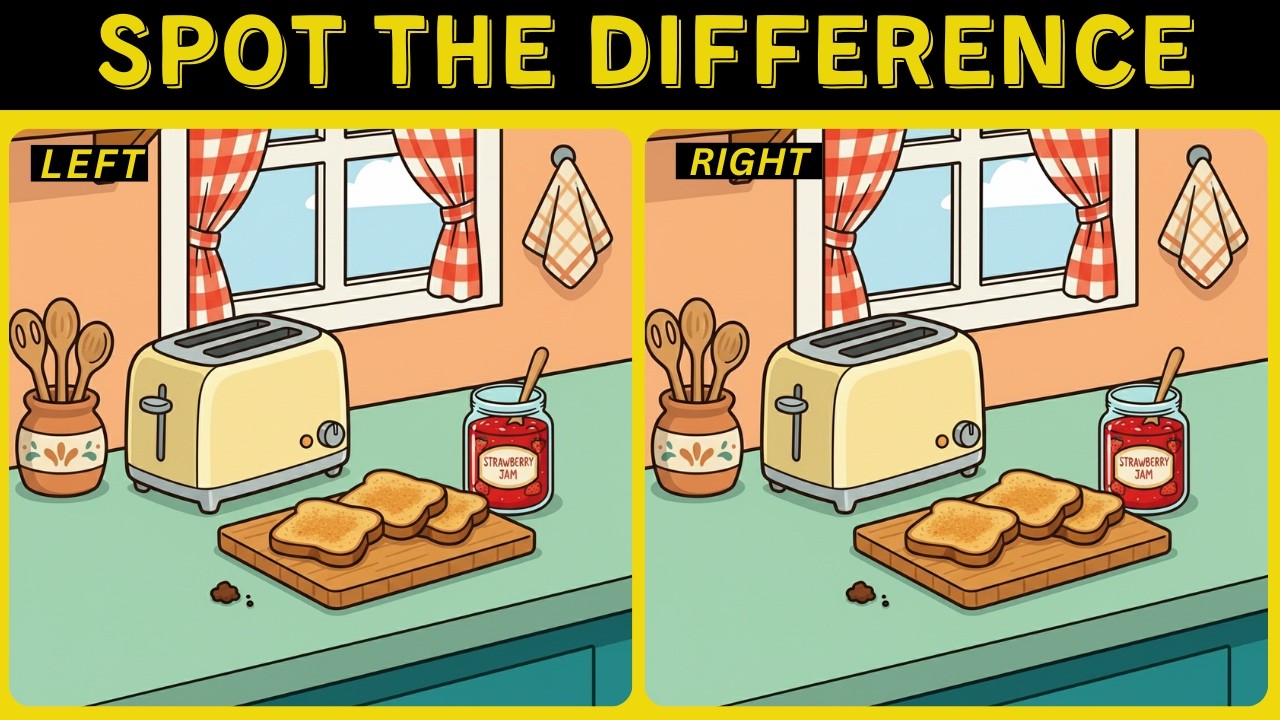 🧩 Spot the Difference 🧠 How Fast Can You Find Them? ⏱️