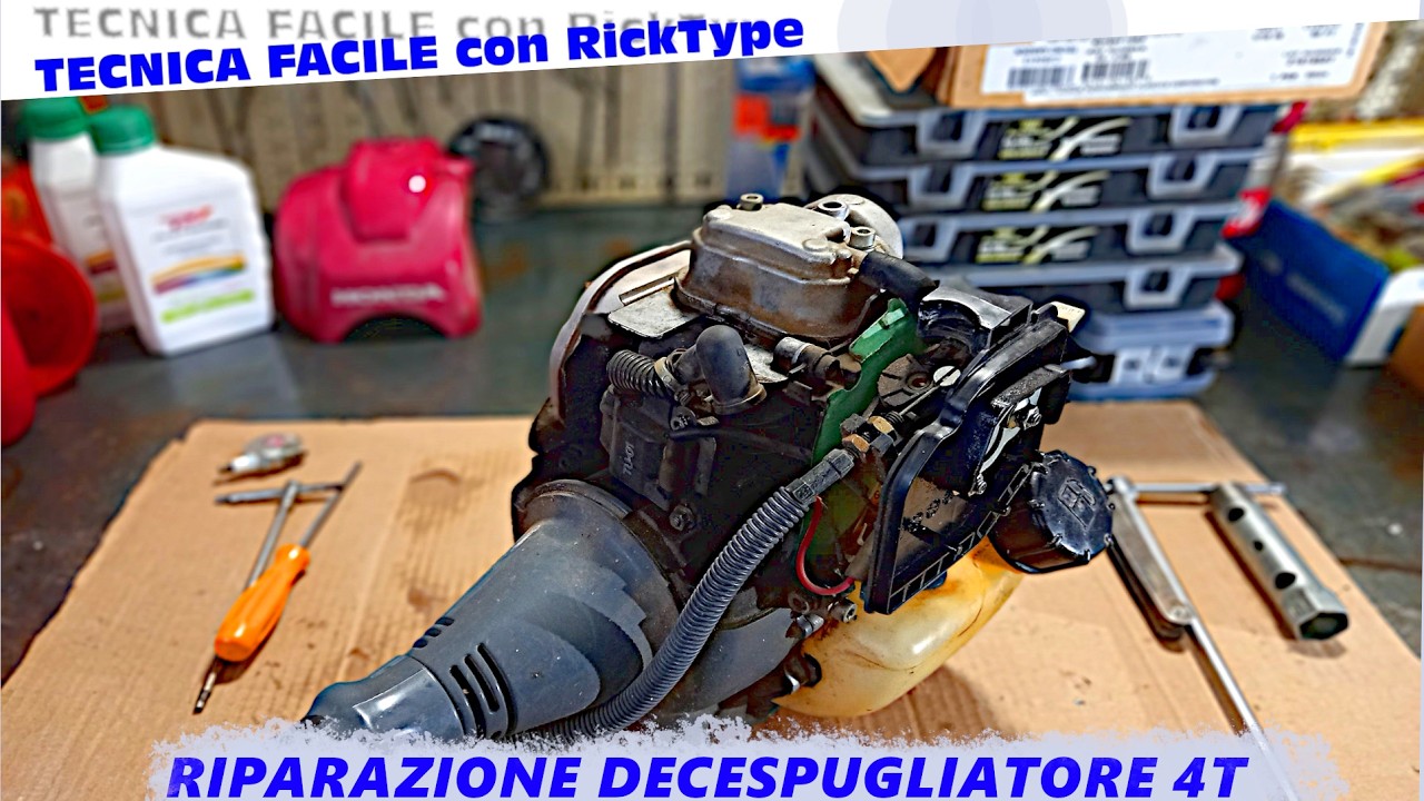 Decespugliatore 4 tempi si accende e si spegne: soluzione con verifiche alla frizione