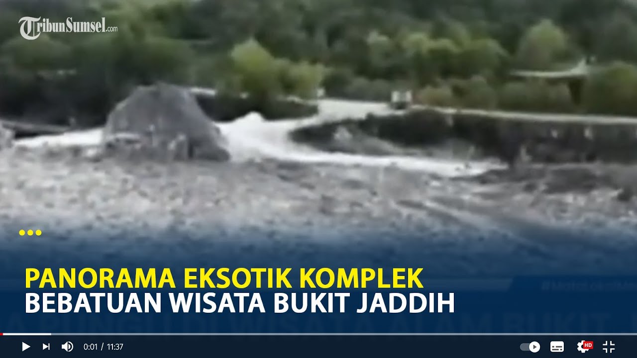 Panorama Eksotik Komplek Bebatuan Wisata Bukit Jaddih di Bangkalan Madura