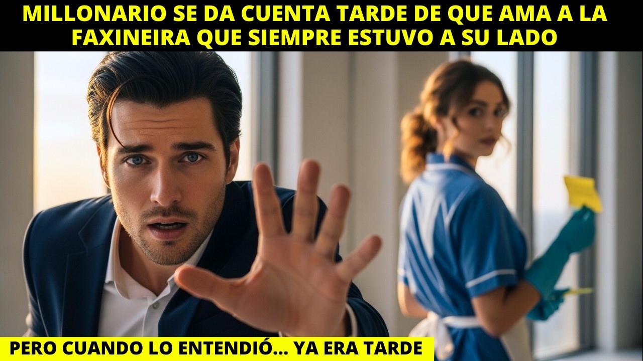 MILLONARIO SE DA CUENTA TARDE DE QUE AMA A LA FAXINEIRA QUE SIEMPRE ESTUVO A SU LADO