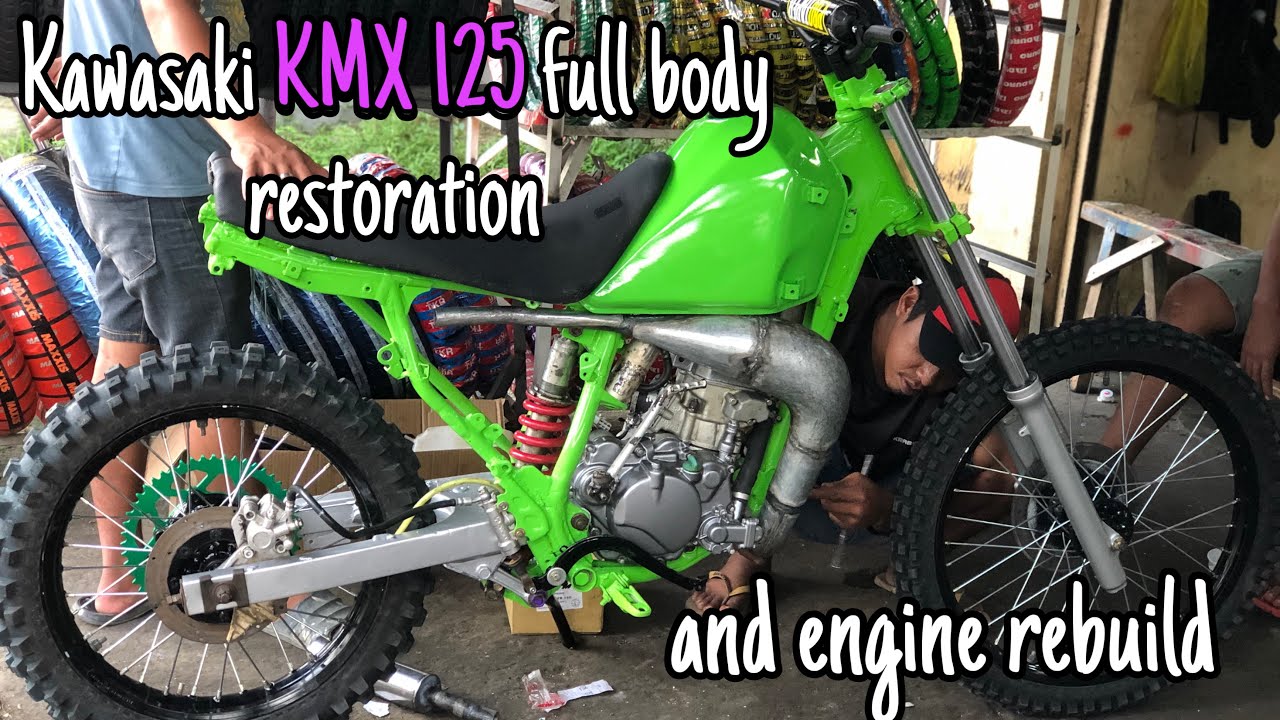 Kawasaki KMX 125 restoration | Engine rebuild | Test drive