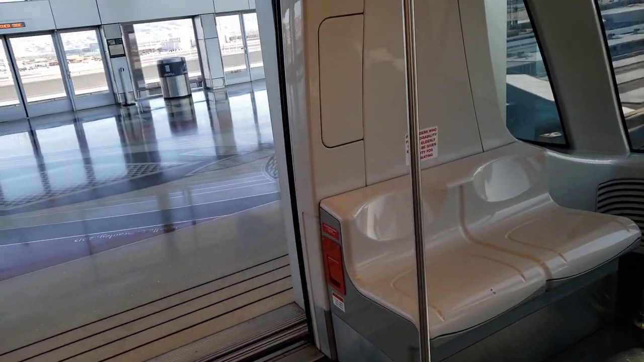 Riding the Sky Train from Terminal 3 to East Economy Phoenix Sky Harbor Airport Phoenix, AZ