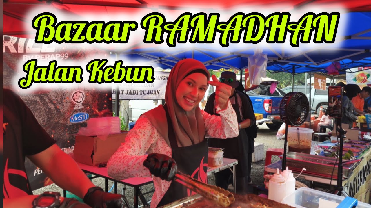 Bazaar RAMADHAN 2025 - Jalan Kebun terjumpa Artis cantik. 🥰 #zarazya