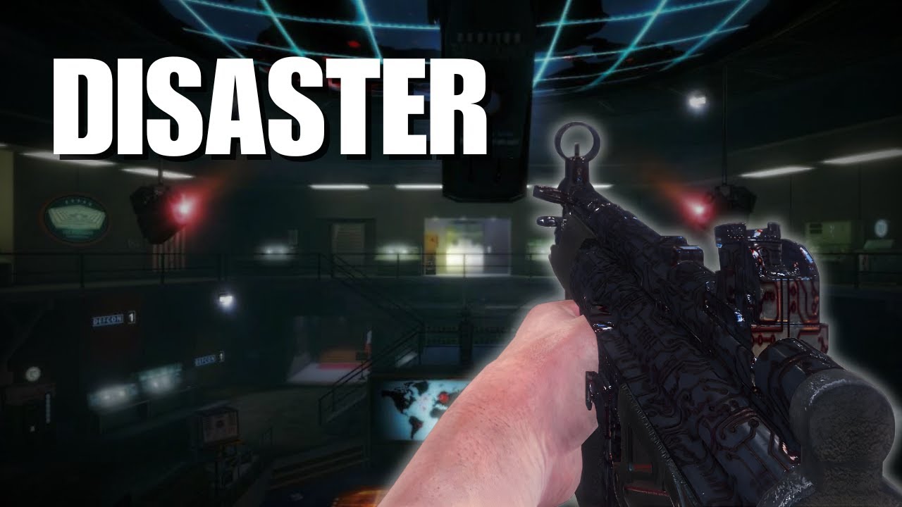MP5K Only, BO1 Zombies - disaster ending