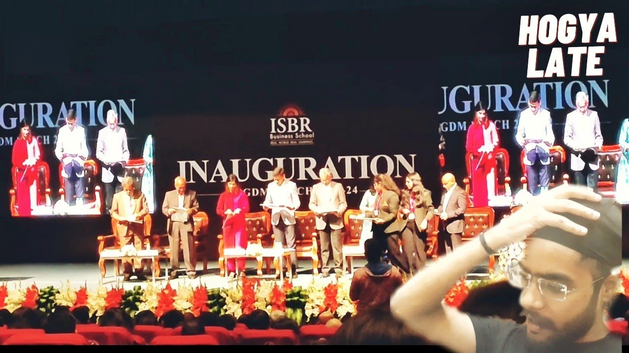 FIRST DAY IN ISBR (HOGYA LATE)