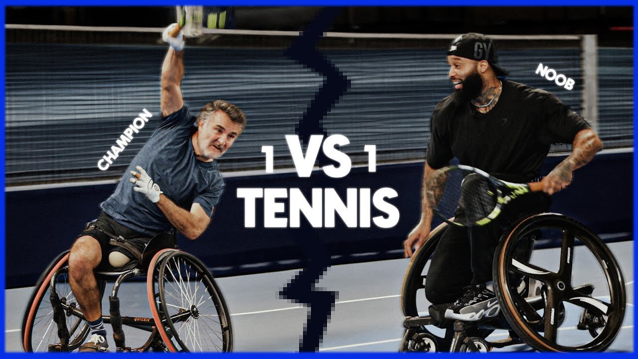 JE FAIS DU TENNIS EN FAUTEUIL ROULANT !