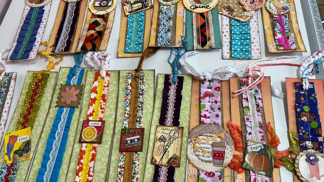Onde usar tiras de tecido de 2cm? #scrapfabric #retalhos #papel #scrapbook #lembrancinhas 