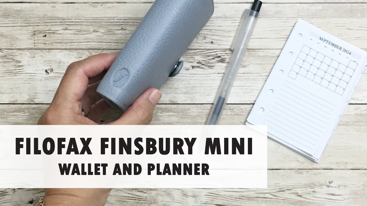 Filofax Finsbury Mini Ring Agenda as my EDC