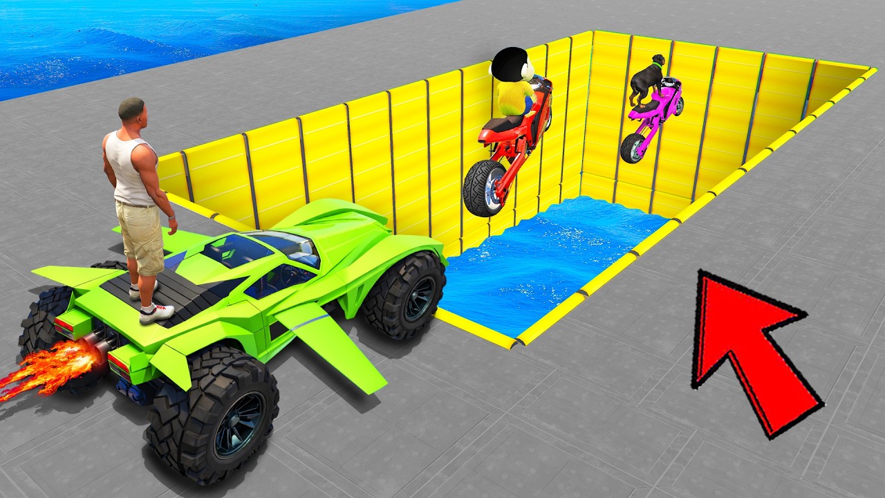 SHINCHAN AND FRANKLIN TRIED THE IMPOSSIBLE PARKOUR CHALLENGE GTA 5