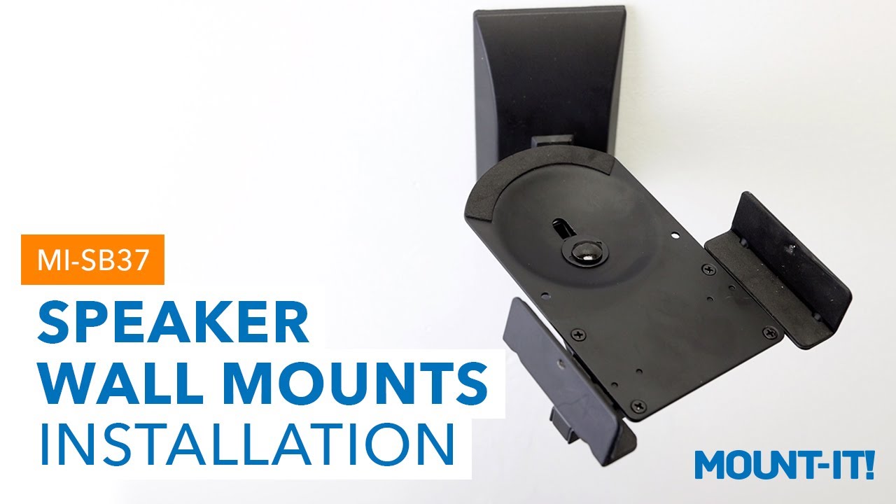 Speaker Wall Mounts with Sliding Clamps | MI-SB37 (Installation)