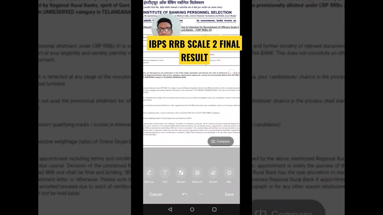 IBPS RRB SCALE 2 FINAL RESULT || #bankjob #ibps #rrbpo #officer #banker #interview #IBPSRRB #bankjob