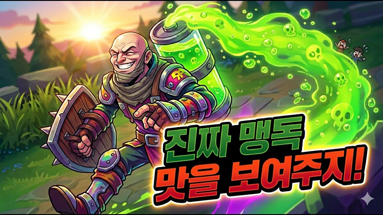 맹독의 자취(Q) 이름값하는 독 데미지