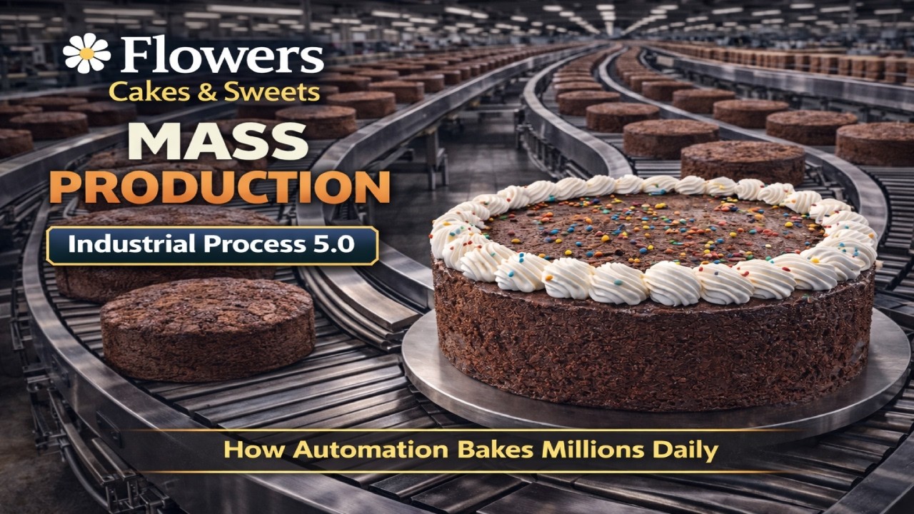 Flowers Foods Cake Production Explained | Automated Factory