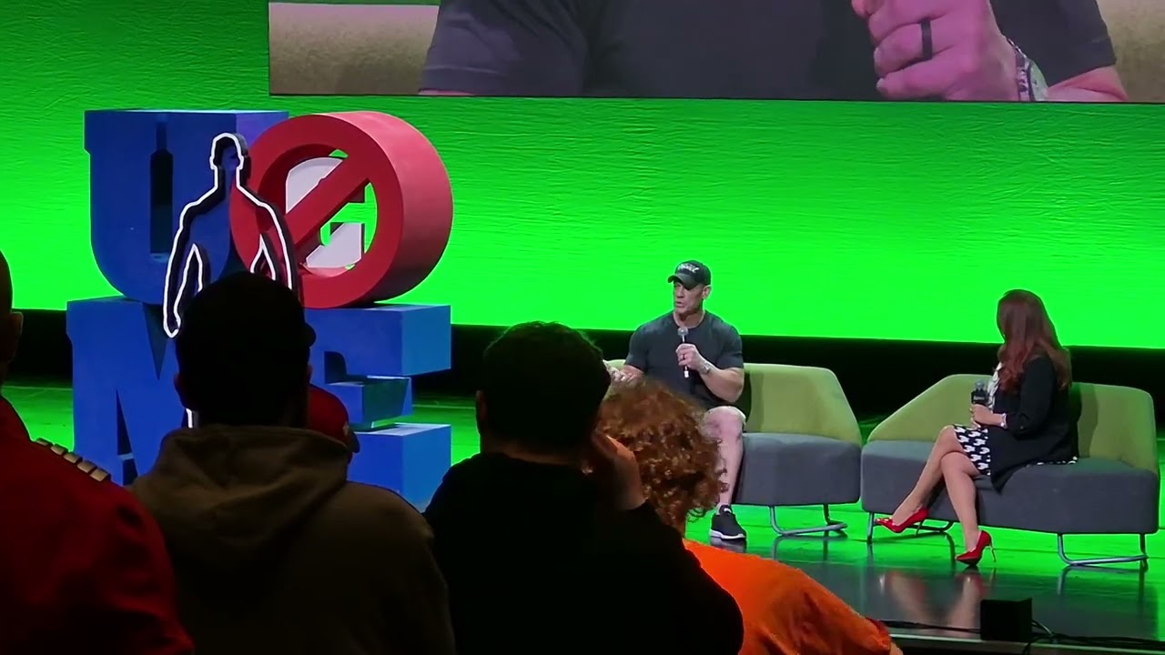 John Cena Q&A panel  liverpool 16/11/25