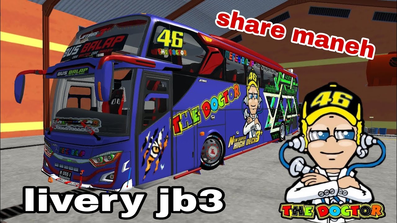 #shareliverybussid #jb3 #xhd #accbussid #rombakbus share livery jb3 xhd.