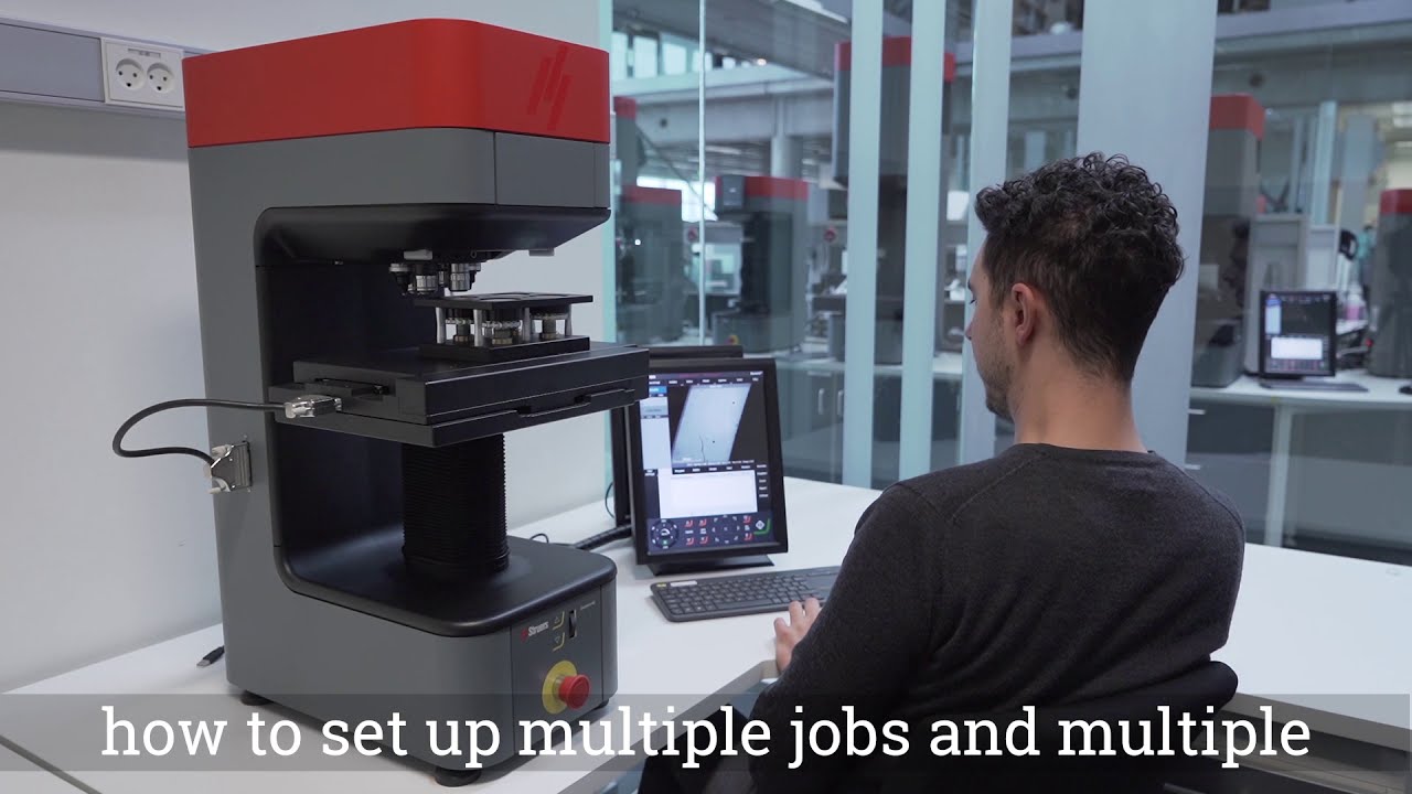 How to create multiple patterns in our hardness tester