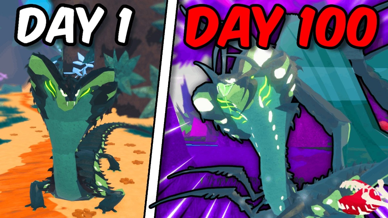 Surviving 100 DAYS as a FLYING KAIJU in Creatures of Sonaria