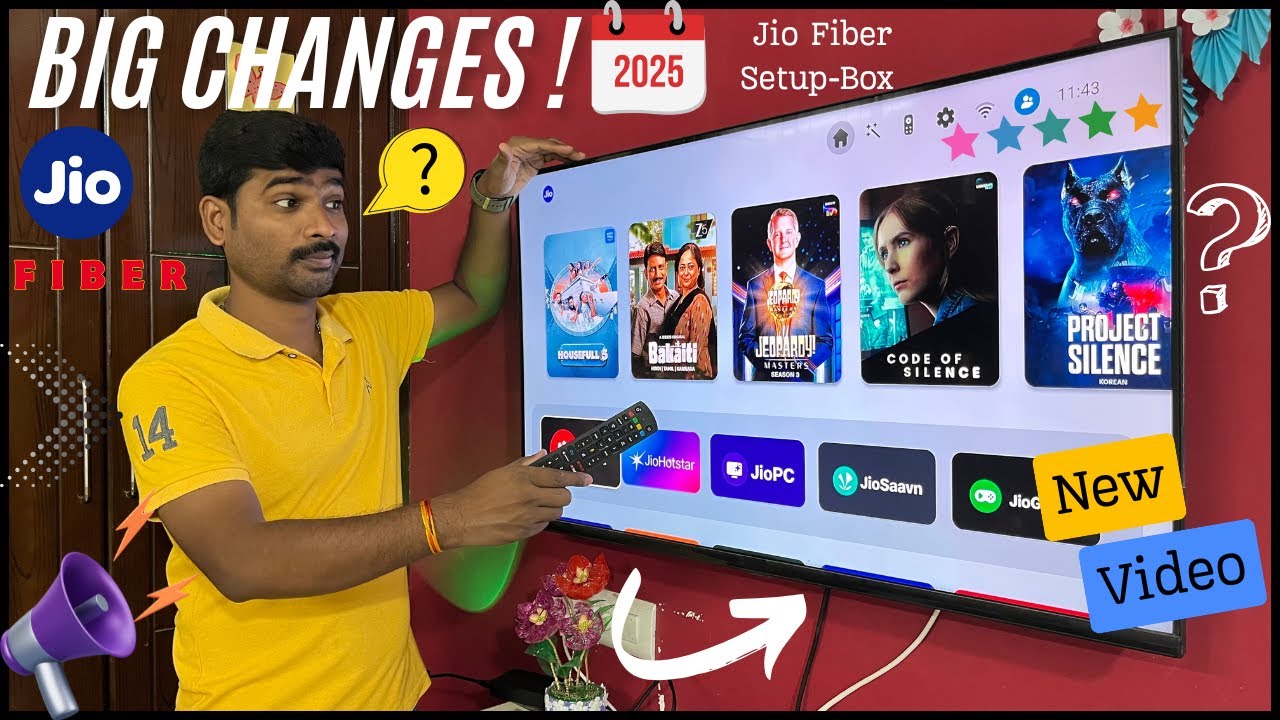 New Jio Fiber Set-Top Box 2025 &ndash; Major Changes, No Amazon Prime, Jio PC & More! 