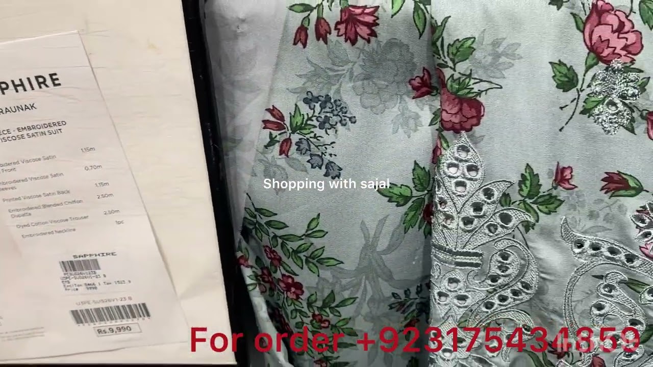 Sapphire Unstiched Summer New Arrivals Eid Collection 2026