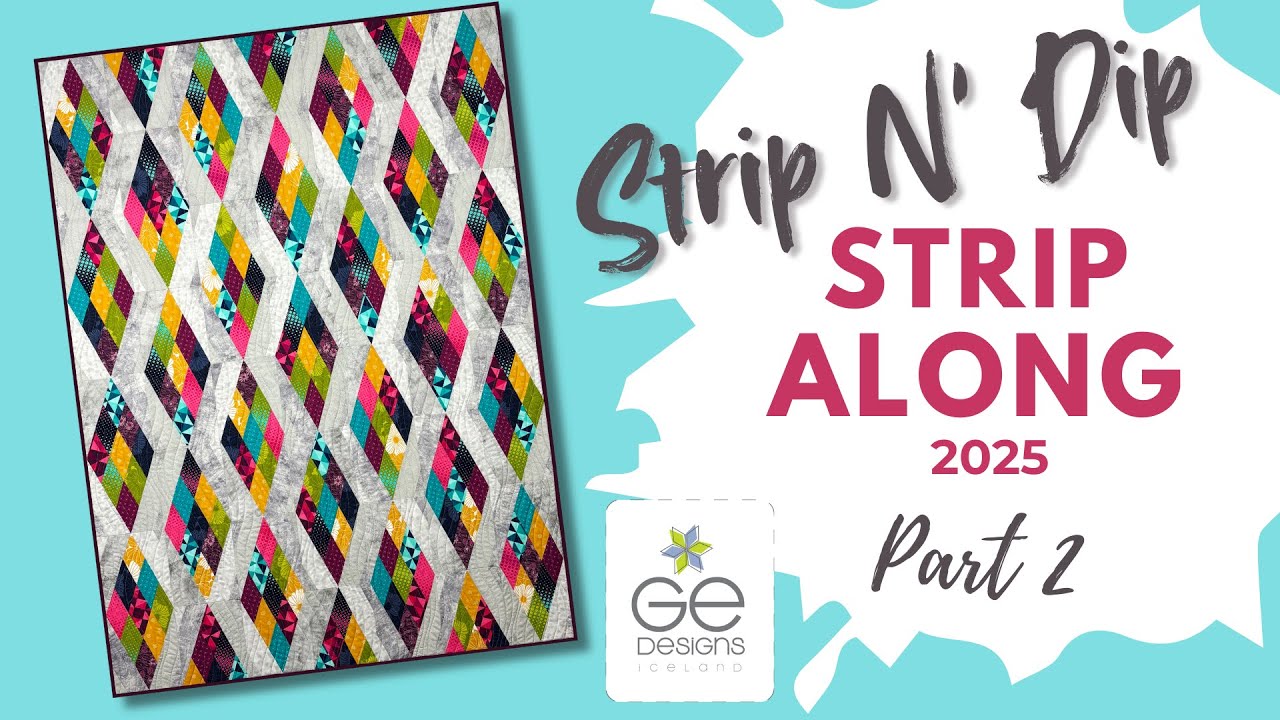 Strip N’ Dip Part 2 Strip Along: Easy Diamond Blocks with GE Designs
