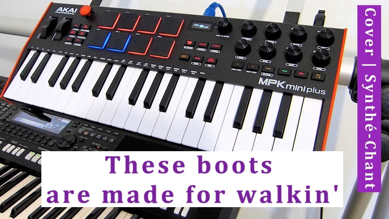 These boots are made for walkin' -  Nancy Sinatra | Cover T Musique et Mari-Marilyn - synthé + chant
