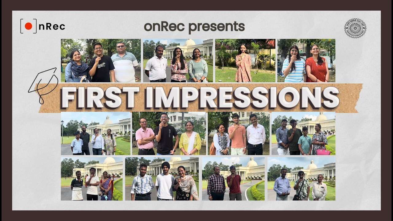 IIT Roorkee First Day Reactions | First Impressions '26 | onRec